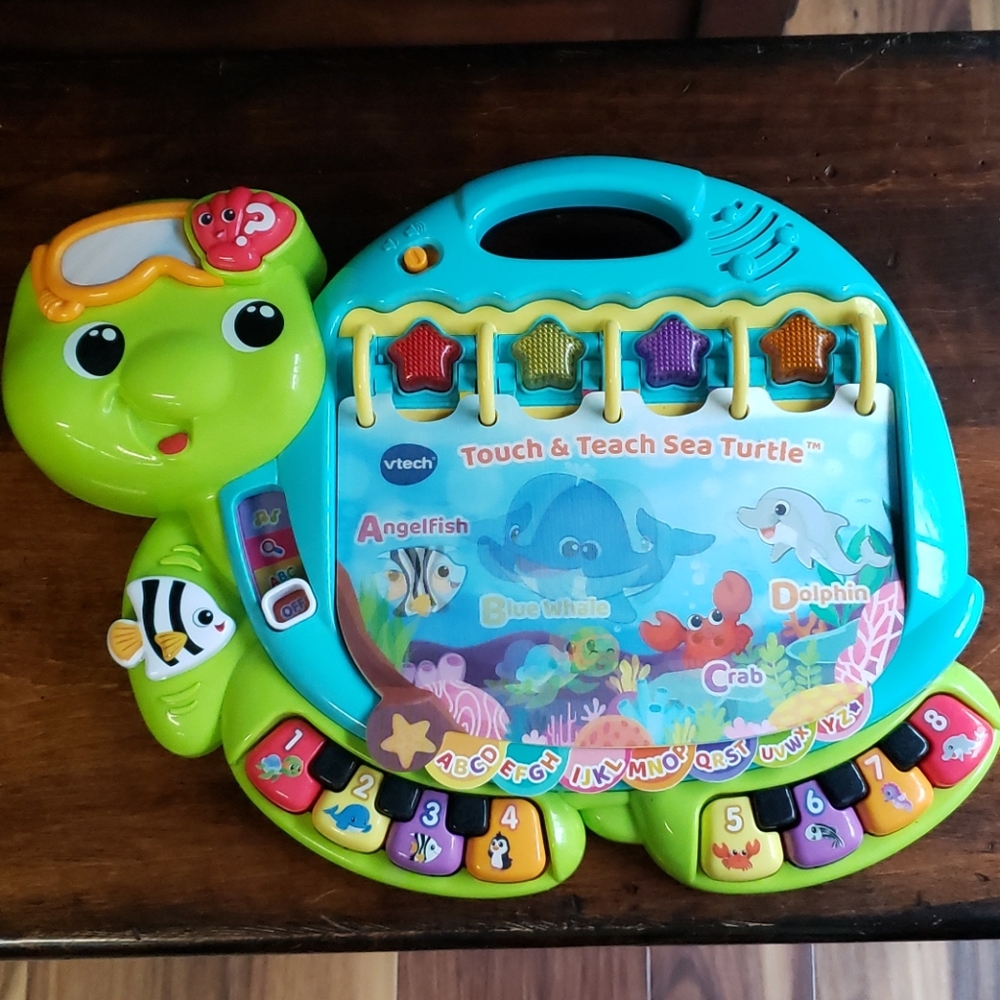 5X HOST PICK. Vtech Touch & Teach Sea Turtle